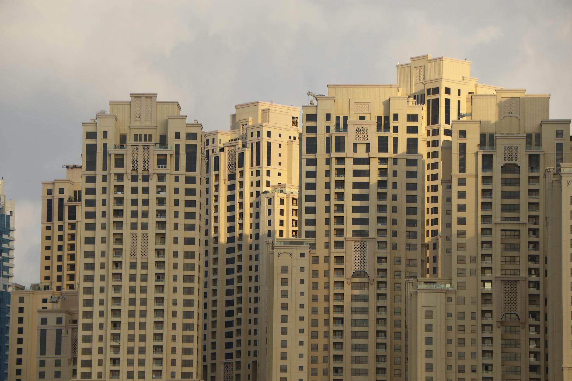Dubai apartment buildings representing cost of living
